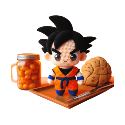 Goku - S/19.99 - amigurumi - Gius